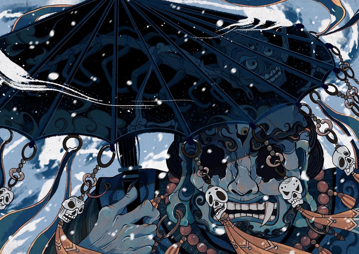 怪談系列插畫